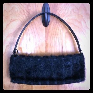 Kate Spade faux fur purse